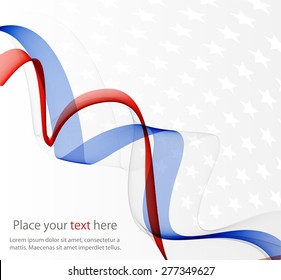 Abstract image of the American flag