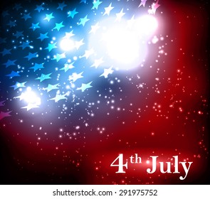 Abstract image of the American flag