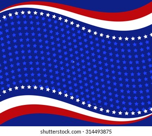 Abstract image of the American flag