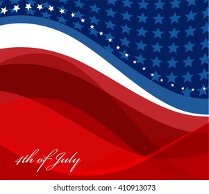 Abstract image of the American flag