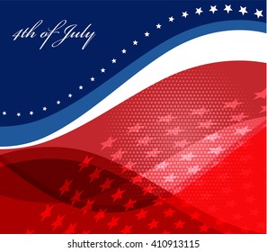 Abstract image of the American flag