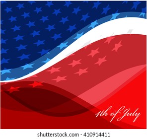 Abstract image of the American flag
