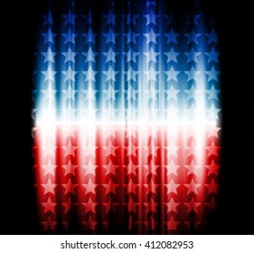 Abstract image of the American flag
