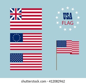 Abstract image of the American flag