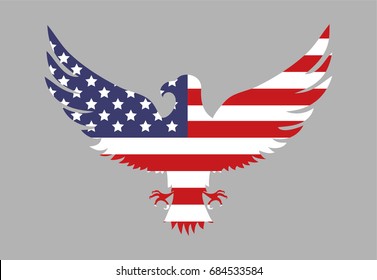 Abstract image of the American flag