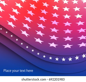 Abstract image of the American flag