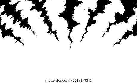 Abstract Image Background of Anxiety, Worry, Depression, Hand Drawn, Manga Symbols, Effect