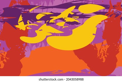 Abstract image background, artistic illustrations for webcasts and advertising, poster, backgrounds for cell phones