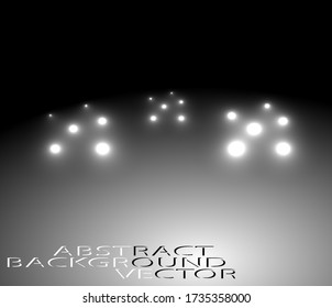 Abstract image background Circles black and white coronavirus covid19
