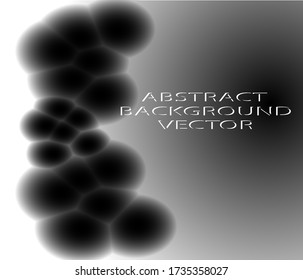 Abstract image background Circles black and white coronavirus covid19