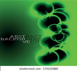 Abstract image background Circles green coronavirus covid19