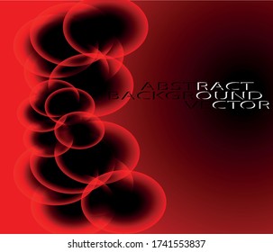 Abstract image background Circles red coronavirus covid19