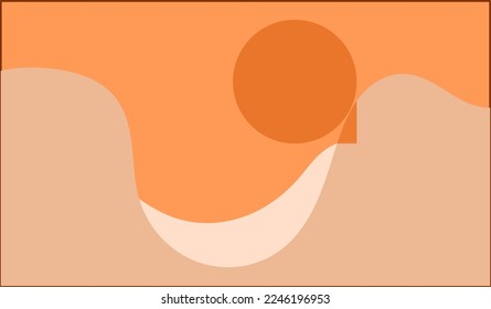 imagen abstracta. fondo abstracto. ilustración de montaña