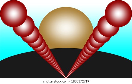 Abstract image for backgrounds, computer games, fabrics, textiles, Wallpaper and ceramics. Color abstract illustration.