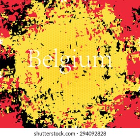 Abstract image of the Belgian flag