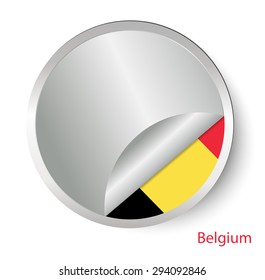 Abstract image of the Belgian flag