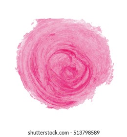 Abstract image of a big pink spots round shape.