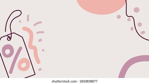 Imagen abstracta con una línea negra de una etiqueta.