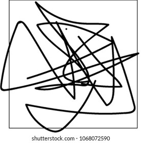 Abstract image black and white