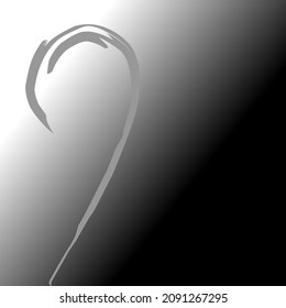 Abstract image in black and white