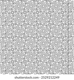abstract image of a black and white maze