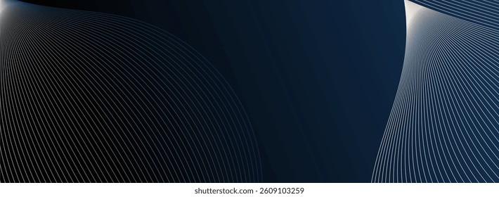 Abstract image with blue hues. The right side features a converging pattern of lines, creating a textured effect.