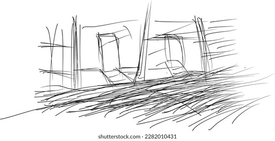 abstract image of a building façade
