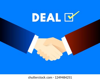 Abstract image of Business handshake 