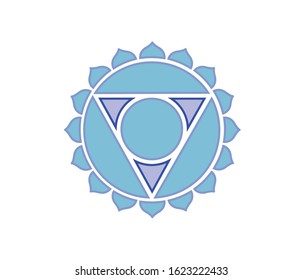 Abstract Image Chakra Vishuddha Mantra