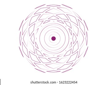 Abstract Image Chakra Vishuddha Mantra