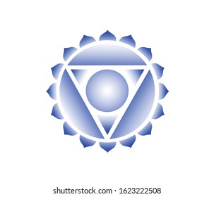 Abstract Image Chakra Vishuddha Mantra