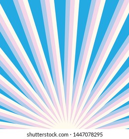 Abstract image, circular light, retro style, bright colors scattered behind the vector image