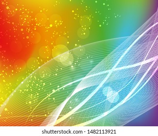 Abstract image of a colored shining background