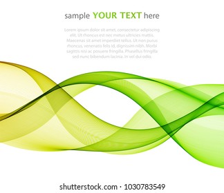Abstract image of a colored wave on a light background