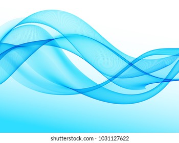 Abstract image of a colored wave on a light background