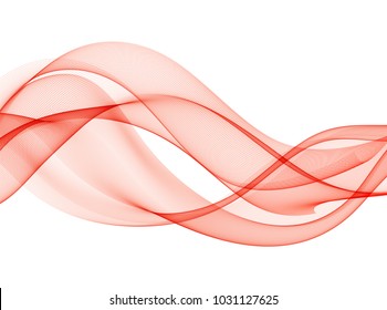Abstract image of a colored wave on a light background