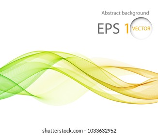 Abstract image of a colored wave on a light background