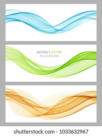 Abstract image of a colored wave on a light background