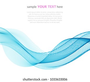 Abstract image of a colored wave on a light background