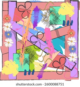 Abstract image of colorful shapes