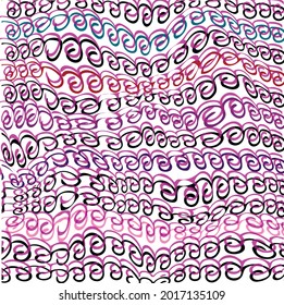 La imagen abstracta consiste en gafas distorsionadas.