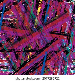 An abstract image consists of overlapping stripes.