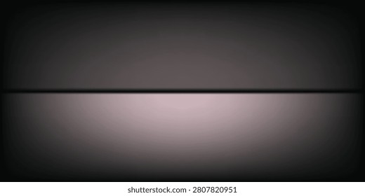 Abstract image of dark room concrete floor. Black room or stage background for product placement.Panoramic view of the abstract fog. White cloudiness, mist or smog moves on black background.