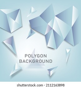 Resumen del diseño de la imagen sobre fondo gris. Hay polígonos dispersos por todos lados. Puede centrar el texto, utilizarlo para tarjetas, fondos y portadas de libros.