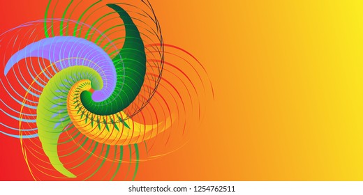 Abstract image, different colors in the pattern.Cover design.
