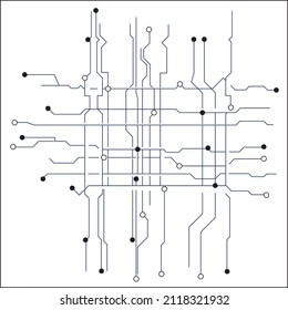 
Abstract image of electrical circuits used Vector Image