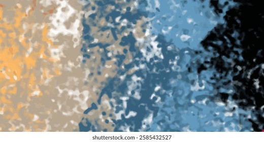 Abstract image features an abstract and grainy background, showcasing a blend of vibrant colors with soft textures, evoking a sense of mystery and depth in abstract art