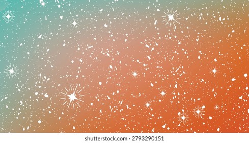 Abstract image featuring colorful glittering sparkles on a vibrant background, creating a lively and festive visual effect.