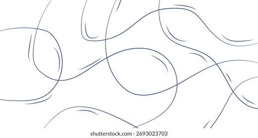 Imagen Abstractas con líneas curvas sobre un fondo blanco, creando una sensación de movimiento y flujo.
