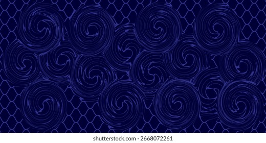 abstract image featuring a dynamic contrast between two patterns. vector Eps 10